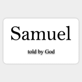 Samuel Name meaning Magnet